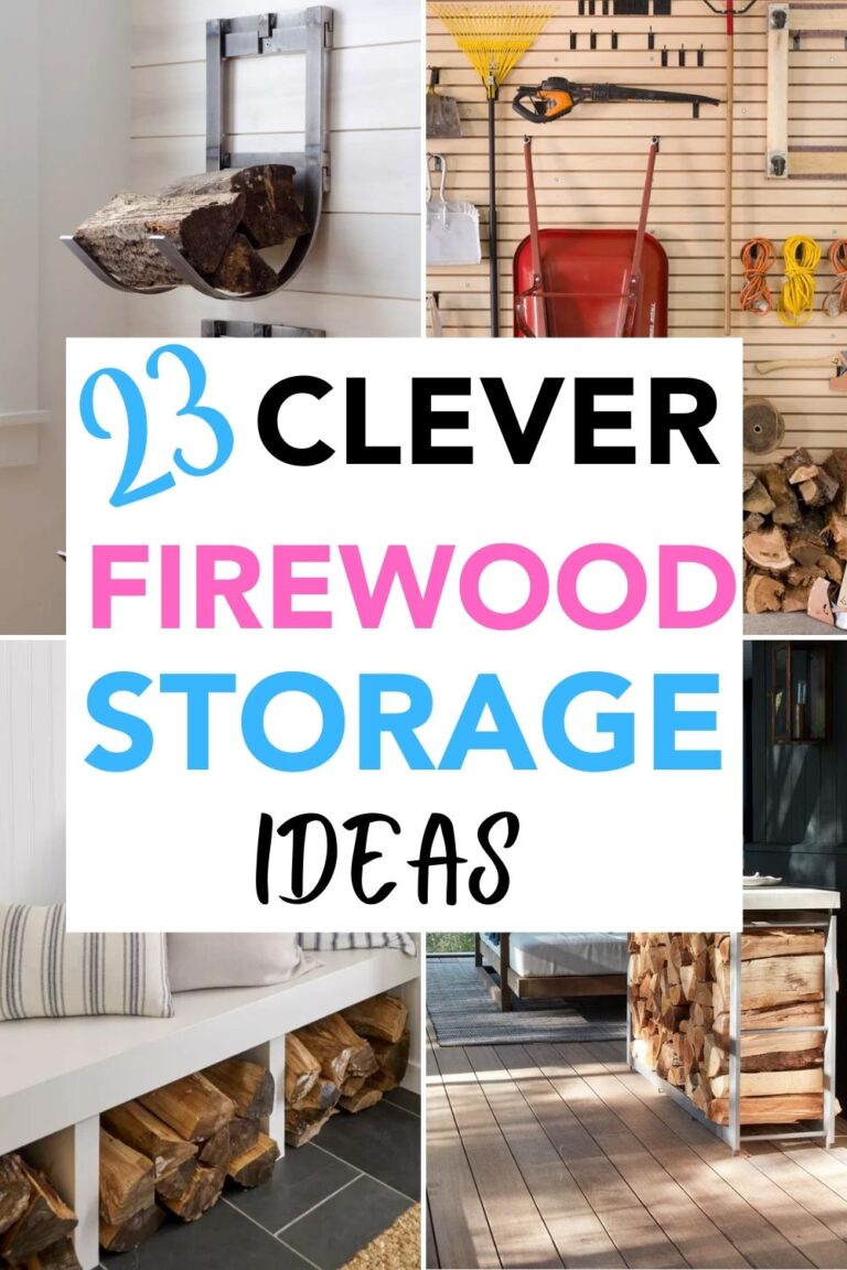 23 Clever Firewood Storage Ideas